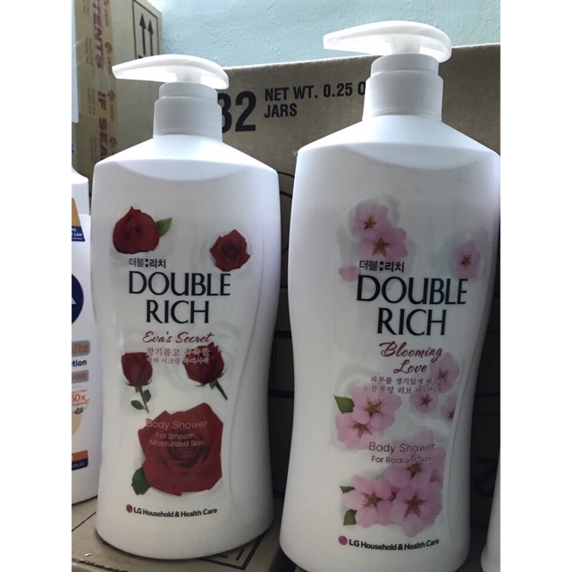 Sữa tắm Double Rich hương hoa 800g - hàng công ty