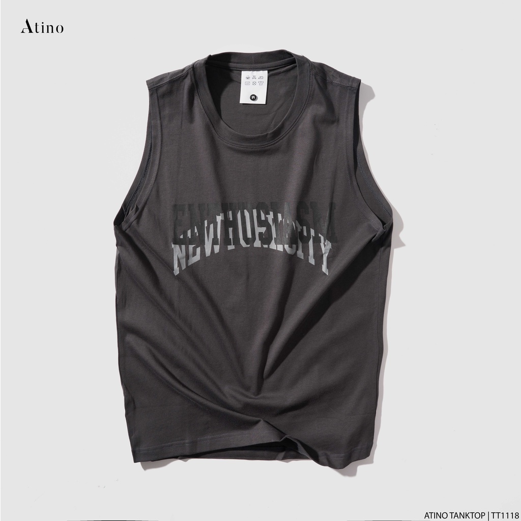 Áo Tank Top Nam ETHUSIAM ATINO Chất Cotton Thoáng Mát form Regular TT1118