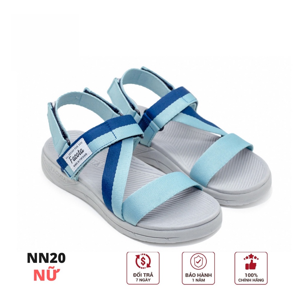 FACOTA | Giày dép sandal nam, nữ Unisex thể thao xanh phối dây đi học, đi chơi NN10