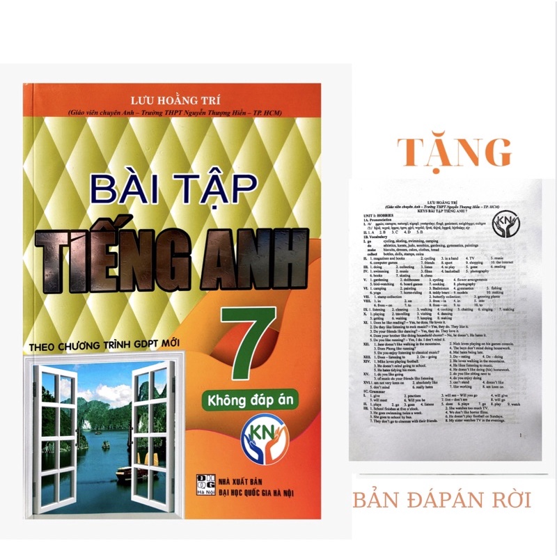 Sách - Bài tập Tiếng Anh 7 - Không đáp án - Lưu Hoằng Trí - mới 2022