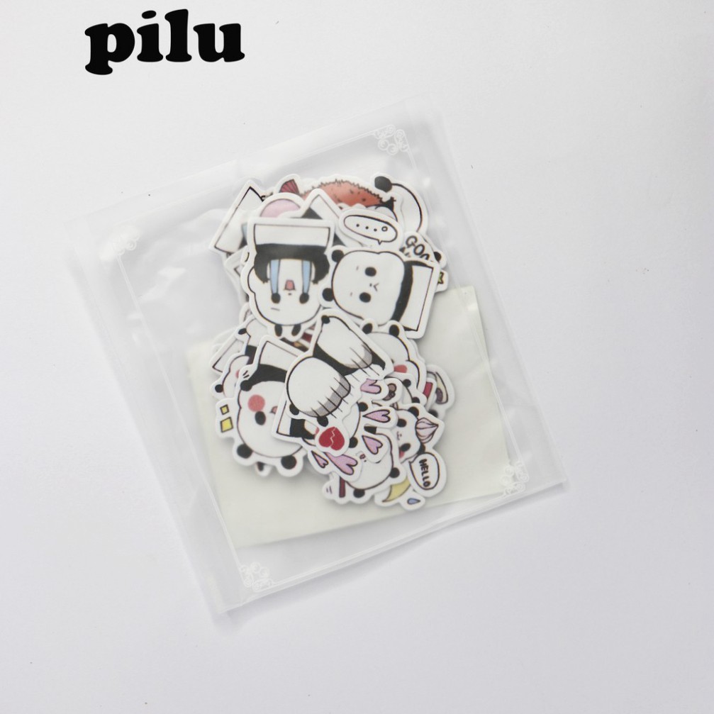 Sticker pilu hình dán các loai túi mờ nhiều mẫu ST21