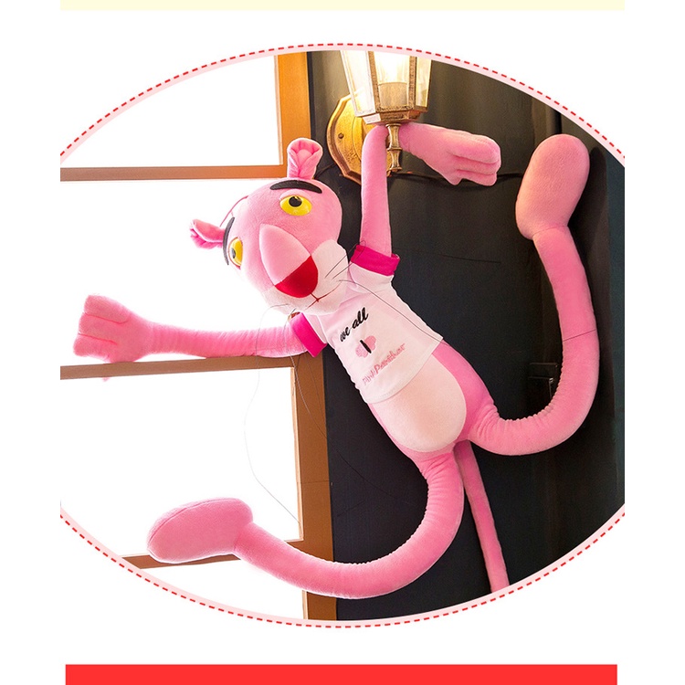 Thú Nhồi Bông Hình Chú Báo Hồng Đáng Yêu