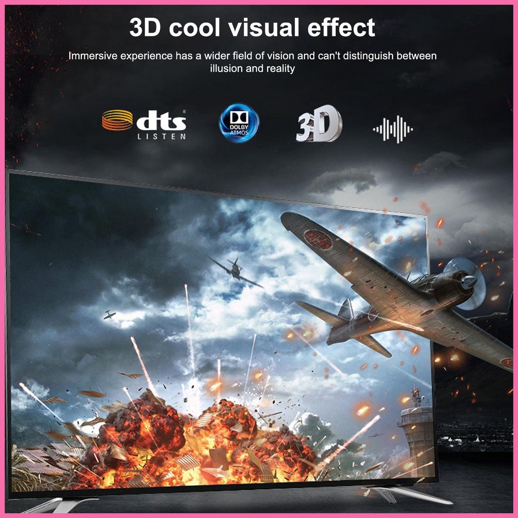 Dây Cáp Máy Tính Tốc Độ Cao Hdmi 2.1 3D HD Cho HD TV BOX PS3PS4 1m 8K 60Hz 4K 120HzHDMI-compatible