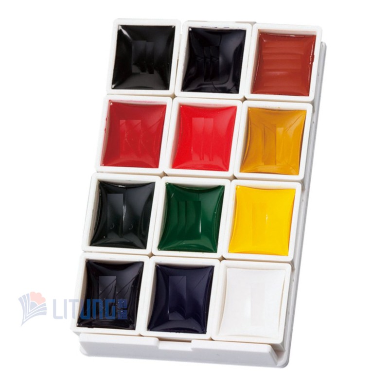 Màu nước Kuretake watercolour set 12 màu