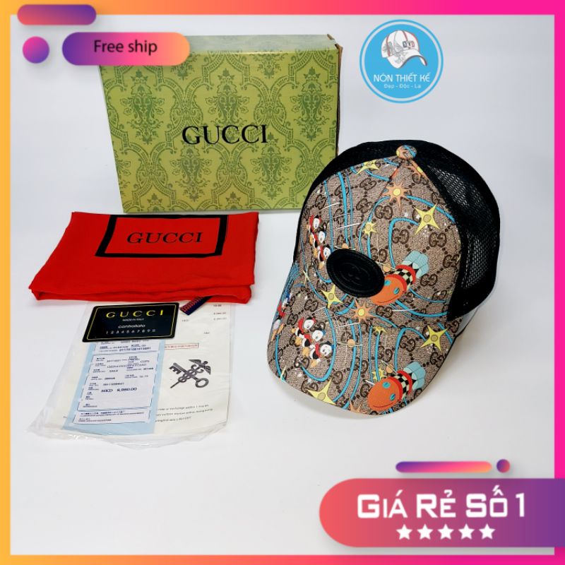 Nón kết lưới gc Mũ lưỡi trai Gc thời trang cao cấp vịt lưới đen from chuẩn full box hộp ( Nón Thiết Kế )