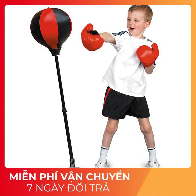 bộ đồ chơi đấm bốc cho bé, bộ đấm bốc boxing cho bé luyện tập phản xạ