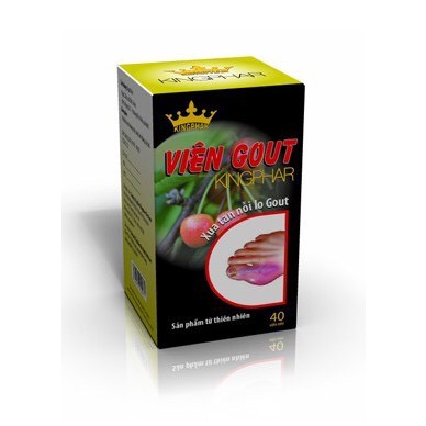 Viên gout Kingphar - đánh bay bệnh gút