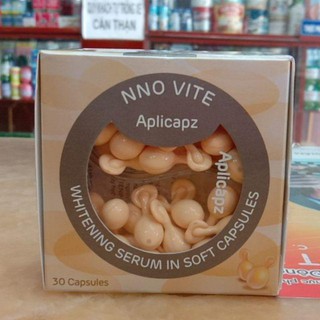 Viên serum dưỡng da NNO VITE APLICAPZ WHITENING SERUM IN SOFT CAPSULE