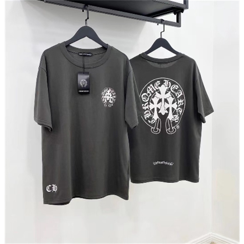 Áo Thun Cotton Tay Ngắn In Hình Móng Ngựa Thời Trang Cổ Điển Cho Cặp Đôi