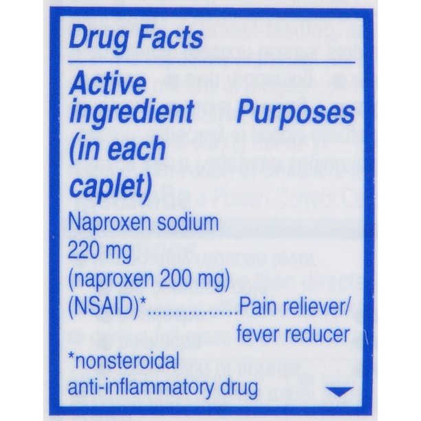 [DATE 11/2023] Aleve 220mg Caplets 320 VIÊN