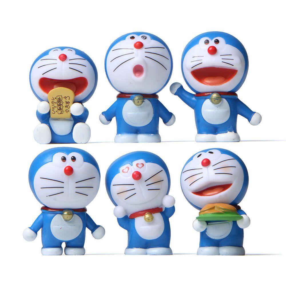 LILYES Mô Hình Doraemon Trang Trí Tiểu Cảnh
