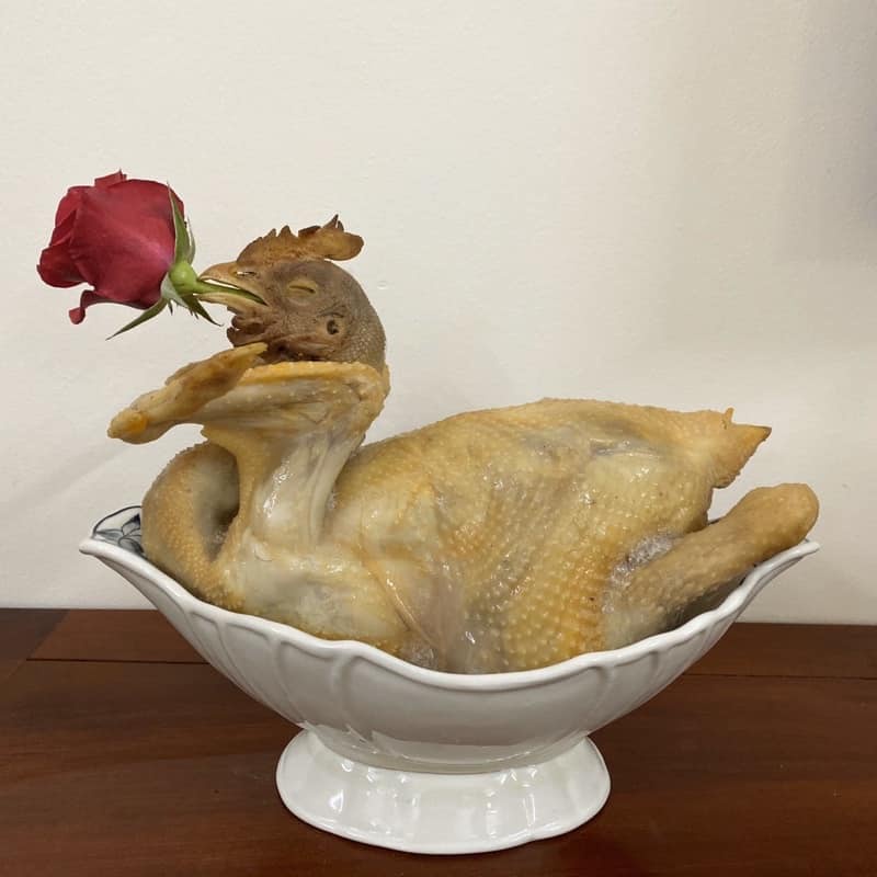 Đĩa đựng gà lễ, đựng hoa quả siêu đẹp KT: 30x17x11cm (ảnh thật)SH
