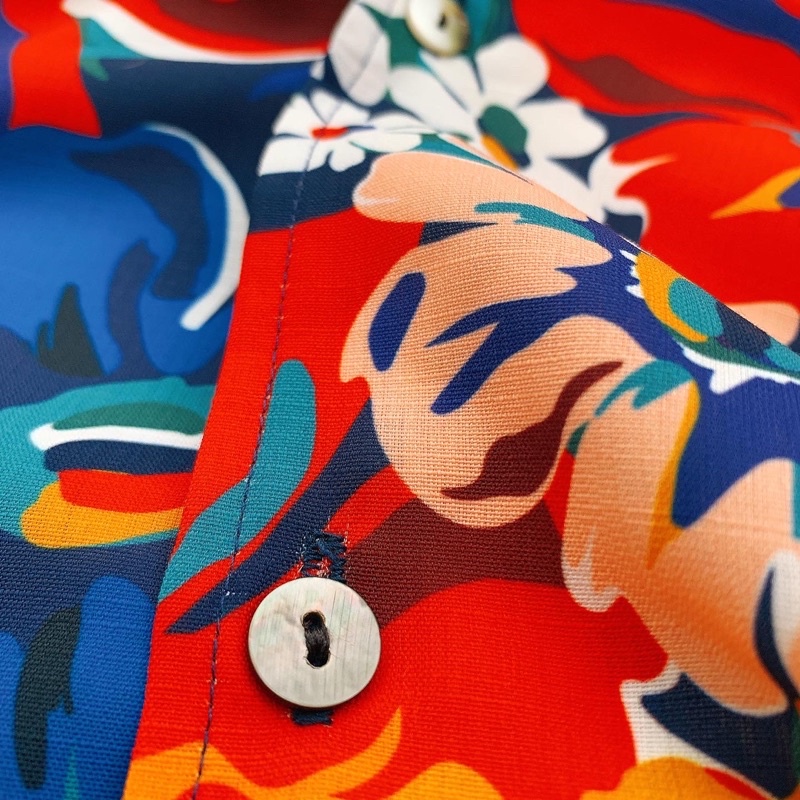 CHINLIKE-FLOWER SHIRT-Áo sơmi mùa Hè