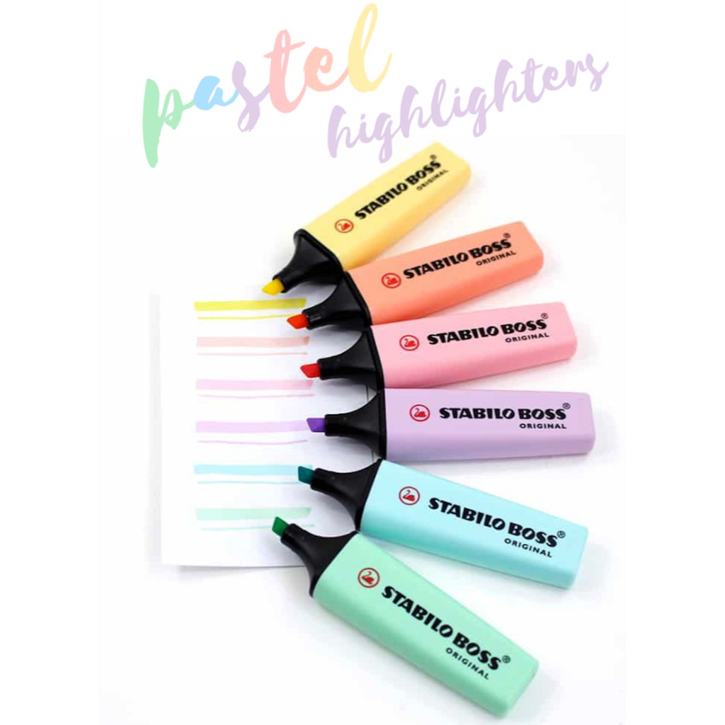 Bút dạ đánh dấu Stabilo Boss Highlighter - Pastel