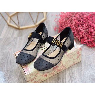 Giày Cao Gót Dior Lưới ( Có ảnh Thật)