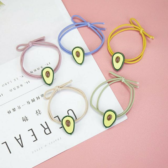 Cột tóc, kẹp tóc, ghim tóc hình quả bơ hot trend