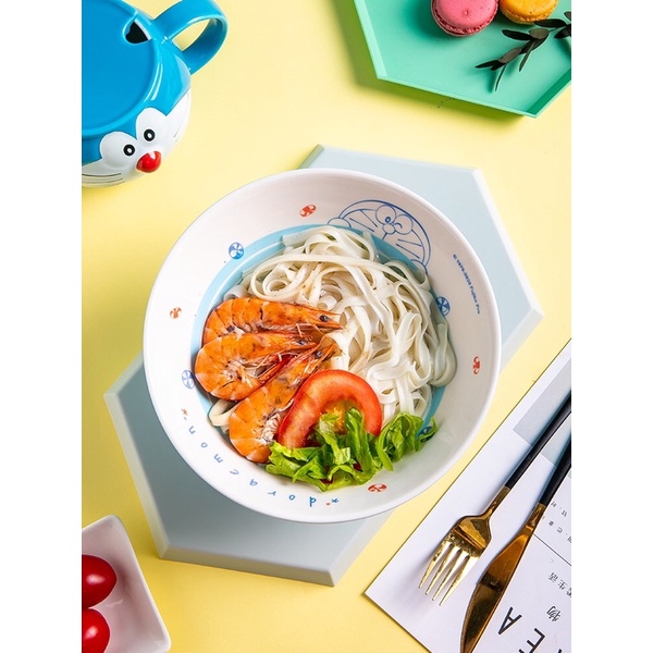 Bát tô Doraemon bát Doremon Bát ăn mì Doraemon Doremon