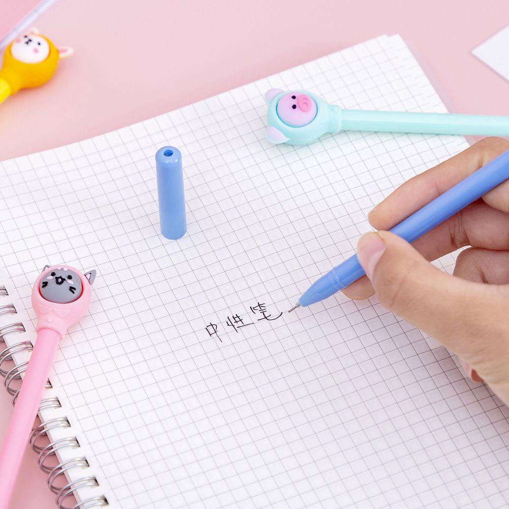 Bút Mực Gel Ngòi 0.5mm Hình Động Vật Hoạt Hình Dễ Thương