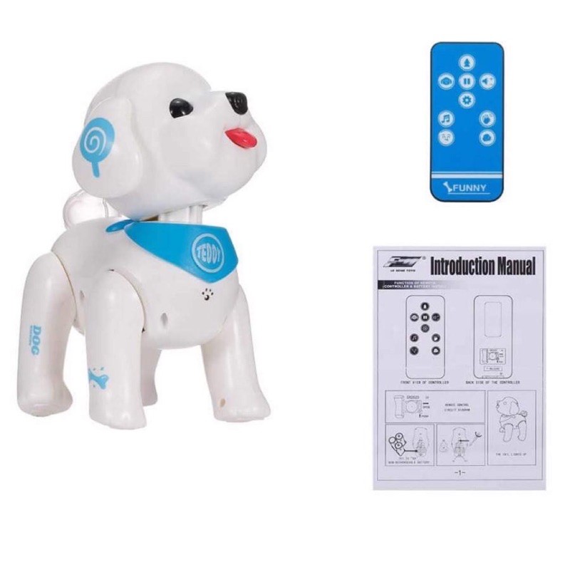 Robot cún con teddy điều khiển bằng giọng nói Hát Lắc đầu HKM Từ Friso