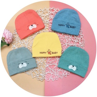 Mũ cotton che thóp sơ sinh MẪU TRÒN, mũ vải thun đội đầu cho bé sơ sinh hàng Việt Nam (Giao mẫu ngẫu nhiên)