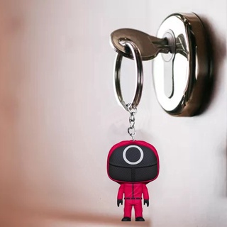 Móc khóa họa tiết Squid Game 3D