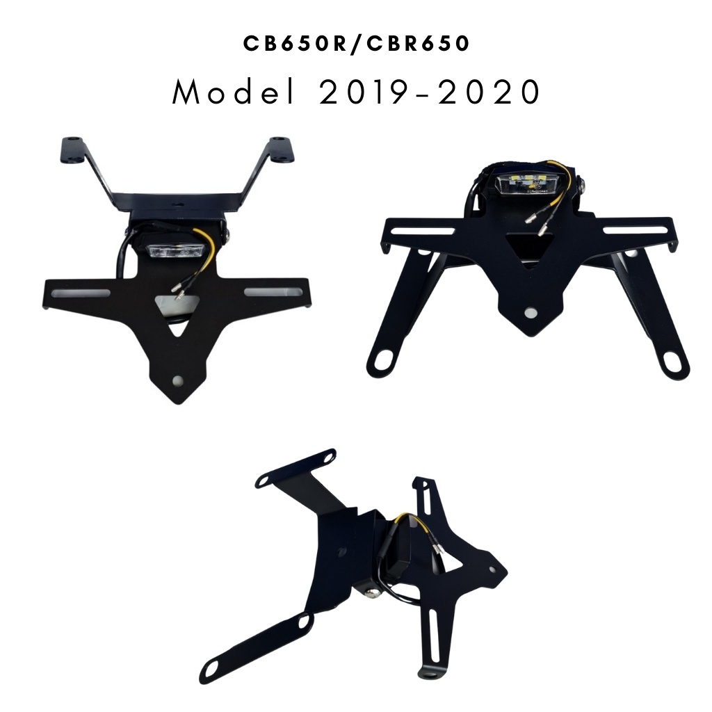 Đuôi gắn biển số CBR650/CB650r  gập 2 chiều Chính hãng Mbiker
