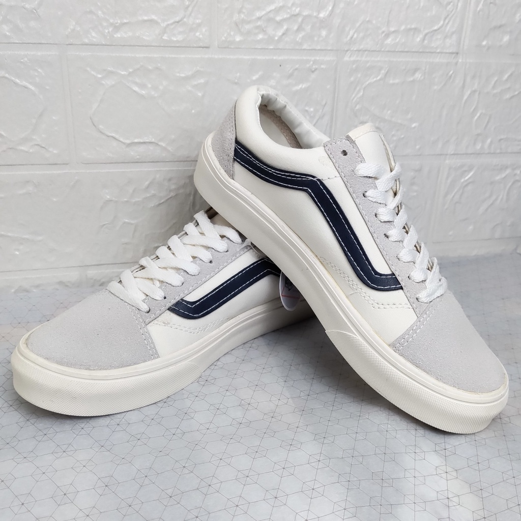 Giày Thể Thao V Style36 Sọc Xanh, Đỏ Fullbox