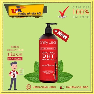 Dầu Gội Ngăn Chặn DHT Shampoo Shiny Leaf - Made in USA (Dầu Gội DHT)