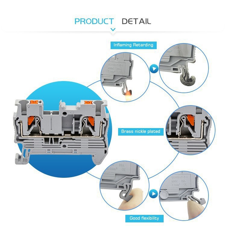 Set 5 Khối Đấu Nối Dây Điện PT-2.5 PT2.5 Chuyên Dụng