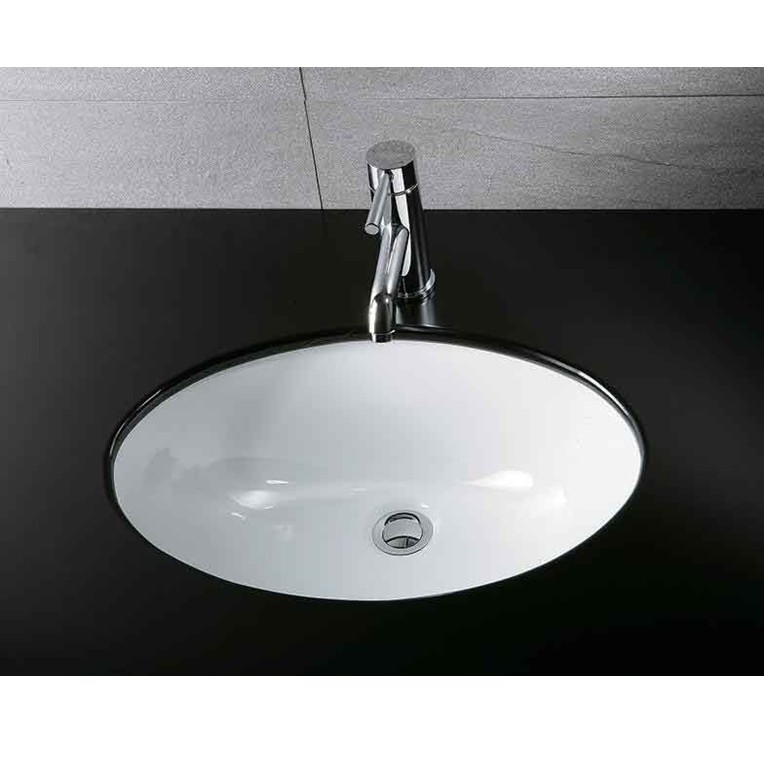 CHẬU LAVABO, CHẬU RỬA MẶT ÂM BÀN GROVES HÌNH BẦU DỤC, ELIP 1802