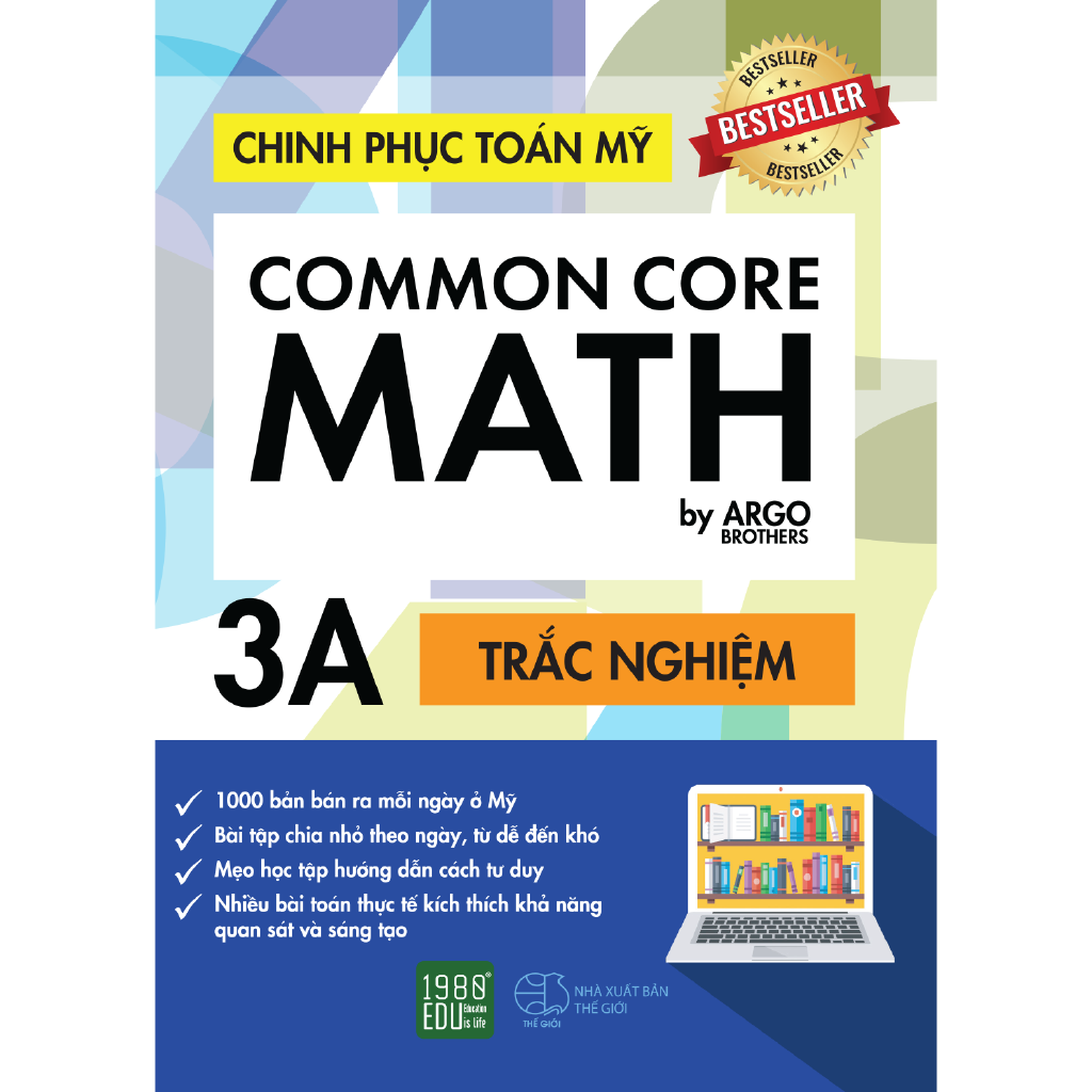 Sách - Chinh Phục Toán Mỹ - Common Core Math (Tập 3A)