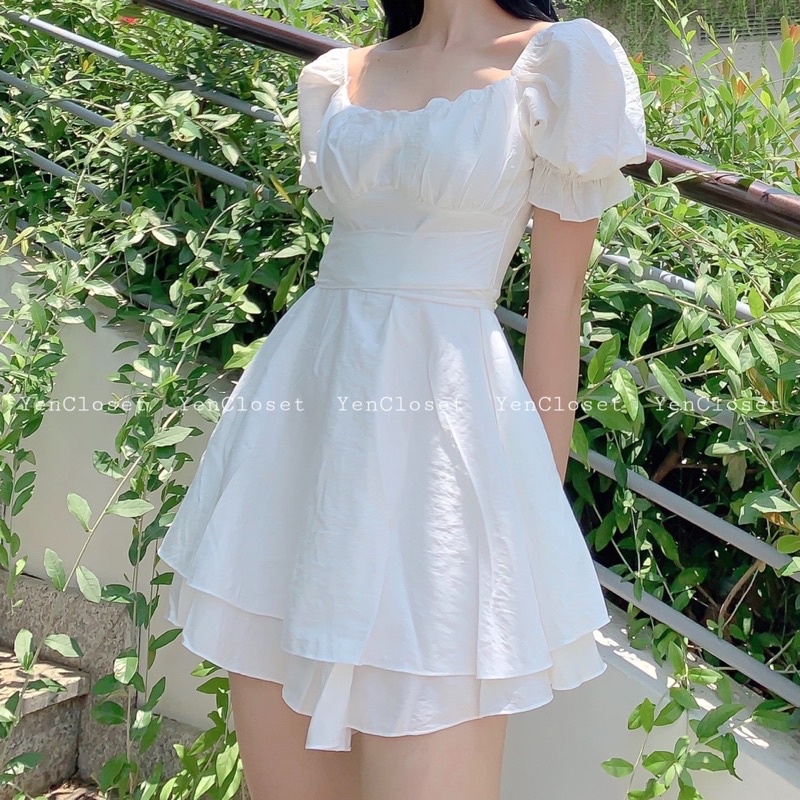 Hình chính chủ YenCloset- Jump cột dây bèo tầng bánh bèo , nữ tính