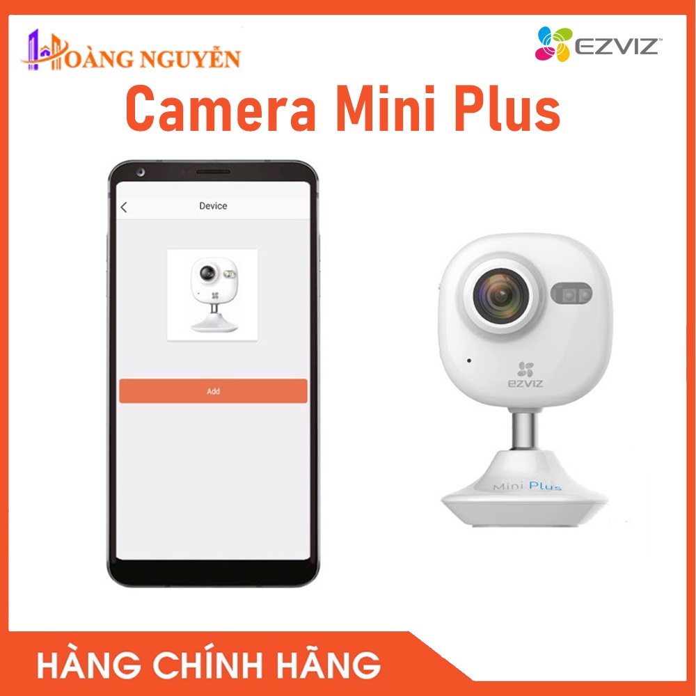 [ HÀNG CHÍNH HÃNG ] Camera wifi đa năng EZVIZ CS-CV200-A0-52WFR Mini Plus (White).