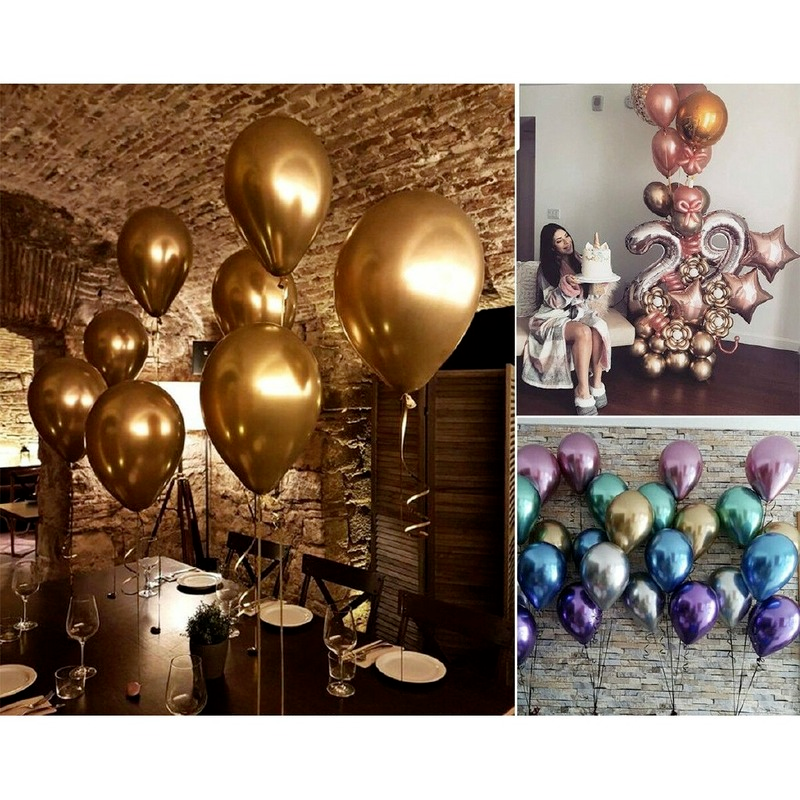 Set 50 Bong Bóng 12 Inch Màu Sắc Sinh Động Chất Lượng Cao