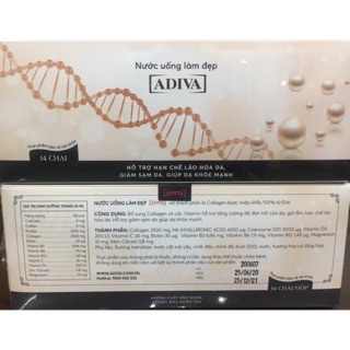 Collagen ADIVA chính hãng 14 lọ nước/hộp