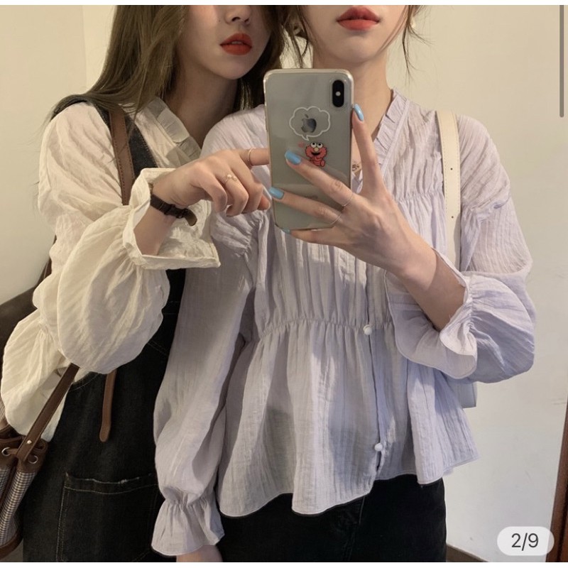 Pass lại áo hot hit ulzzang tiểu thư babydoll như mới