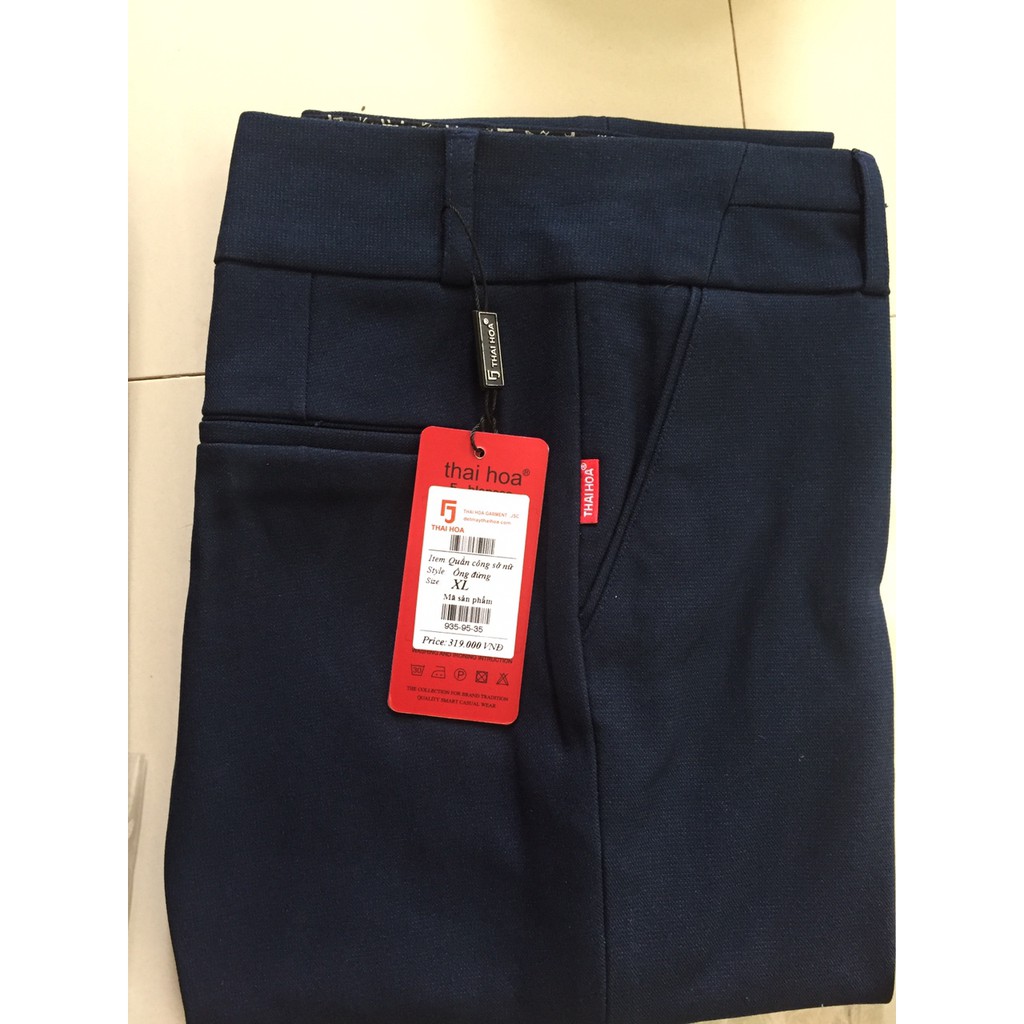 Quần tây Thái Hòa màu xanh navy 935-95 và 982-95 | BigBuy360 - bigbuy360.vn
