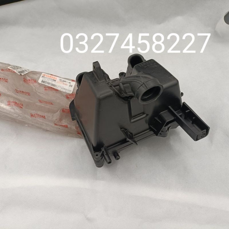 Nguyên hộp pô e, bao tử lọc gió xe Sirius Fi zin Yamaha