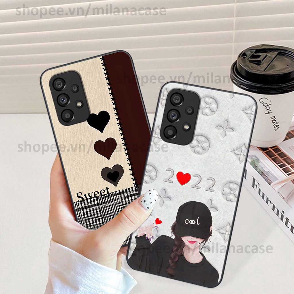 Ốp Samsung A13 / A23 / A53 hình trái tim be love tình yêu siêu đẹp, cá tính, thời trang