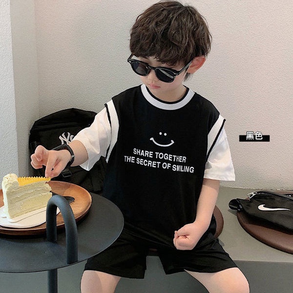 Bộ Đồ Thể Thao Áo Thun Tay Ngắn Quần Đùi Thời Trang Mùa Hè Dành Cho Bé Trai 2022