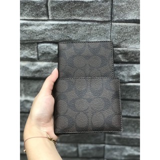 Combo 2 ví Coach Compact ID Wallet F74993