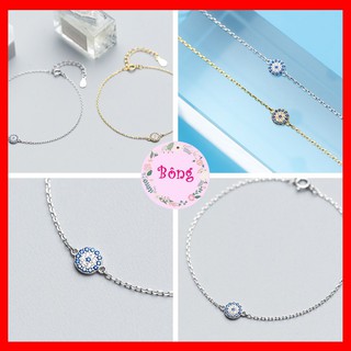 [Bạc 925] [L04] Lắc tay bạc 925 Hình Mắt Quỷ cá tính