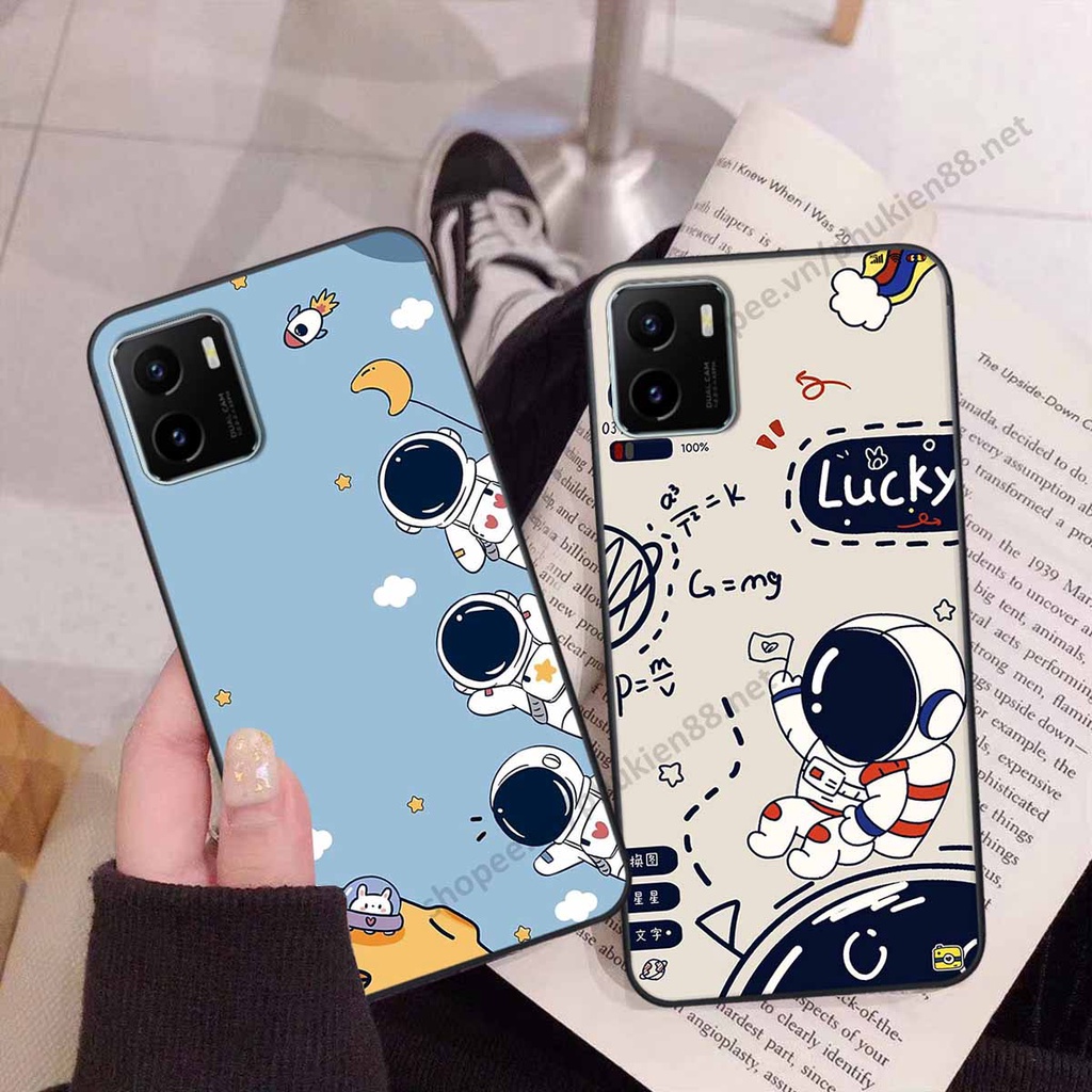 Ốp lưng Vivo Y15S hình phi hành gia, roro jump, điện tử dễ thương - Giá rẻ tốt nhất