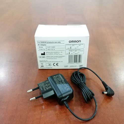 Bộ đổi nguồn dùng cho máy đo huyết áp Omron- AC Adapter hàng chuẩn chính hãng vỏ xanh bảo hành 12 tháng