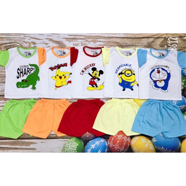 Combo 25 bộ cộc tay  cho bé
