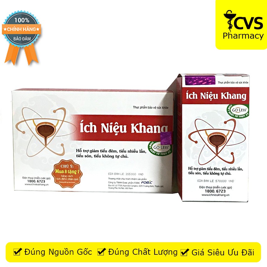 Ích Niệu Khang - Viên uống cải thiện tình trạng tiểu nhiều lần do bàng quang tăng hoặt – cvspharmacy