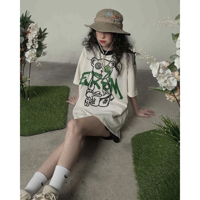 Áo thun ERSM “TEDDY/CREAM”