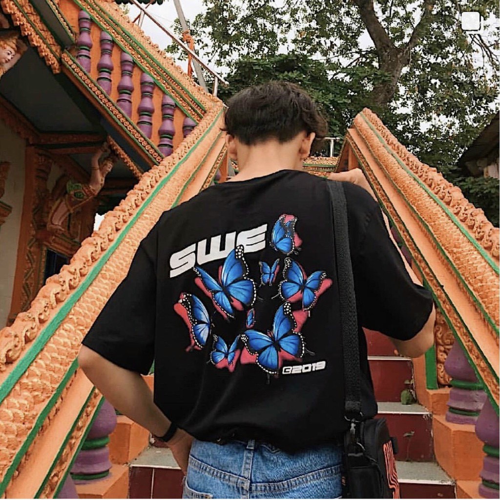 Áo thun tay lỡ form rộng unisex nam nữ mặc đều đẹp in hình 2 mặt hàng loại 1 bao đẹp