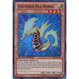 Thẻ bài Yugioh - TCG - Thunder Sea Horse / CT10-EN016'