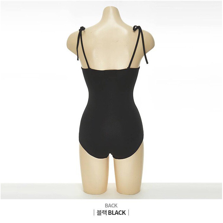 [KIỂU MỚI + LOẠI ĐẸP] Bikini liền mảnh, Bodysuit NHÚN NGỰC dây nơ 2 vai baby